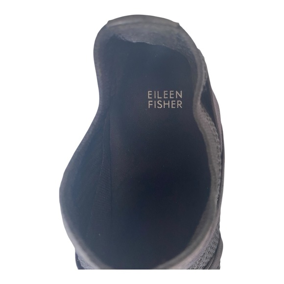 Eileen Fisher  Xanady Sustainable Mesh Black Slip-On Sneakers size 9 - Picture 8 of 8